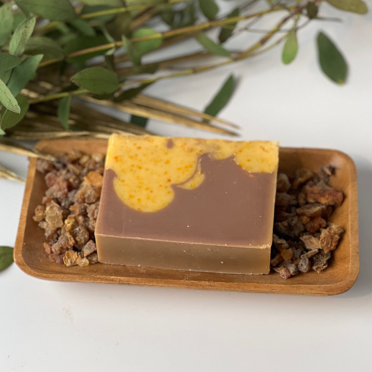 Traverse Bay Bath and Body- All natural handmade cold process bar soap,  Frankincense and myrrh with