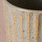Ten Thousand Villages - Sundara Fluted Ceramic Mug - Gray