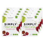 Simply Gum - Fruit Bites - Sour Cherry & Apple (1.8 oz Bags)