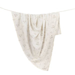 Crane Baby - Organic Cotton Bunny Single Swaddle
