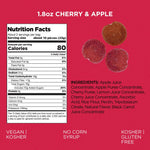 Simply Gum - Fruit Bites - Sour Cherry & Apple (1.8 oz Bags)