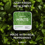 Simply Gum - Simply Mints - Peppermint | Pack of Six