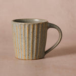 Ten Thousand Villages - Sundara Fluted Ceramic Mug - Gray