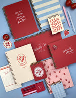(408) Ruff House Print Shop - Script Weekly Meals Meal Planner: Heirloom Cover | White Ink