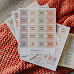 The Daily Grace Co - Pastel Floral Bible Tabs