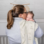 Crane Baby - Organic Cotton Bunny Single Swaddle