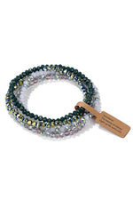8928 NINEXIS - CWAJE1185_GLASS BEAD 4 SET BRACELET: BLUSH / (OS) 1